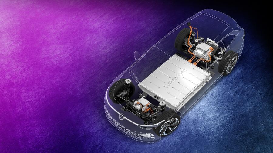Схема Volkswagen I.D. Space Vizzion 2019 года  (фото 17 из 27)